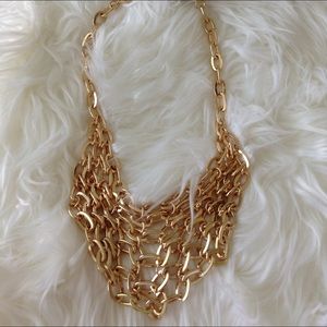 NWT Aldo Gold Multi-Length Chain Necklace